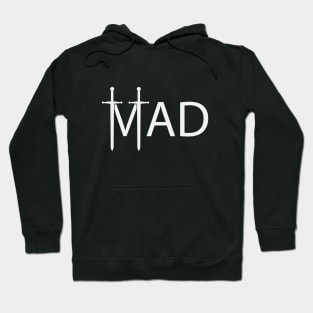 Mad artistic typography design Hoodie